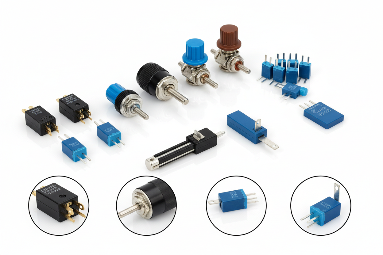 Potentiometers, Variable Resistors
