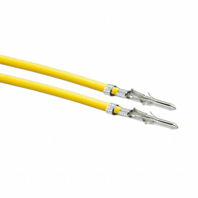 0002062101-08-Y0-D by Molex - 8"" PRE-CRIMP A2102 YELLOW