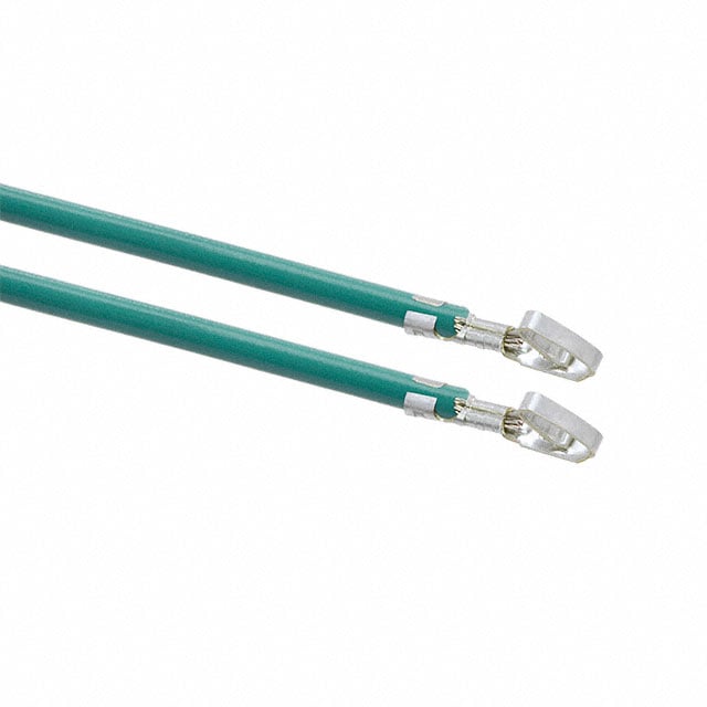 0008500113-06-G1-D by Molex - 6"" PRE-CRIMP A3047 GREEN