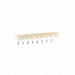 0010101081 by Molex - CONNECTOR RECPT 8POS 0.2 TIN EDGE MNT