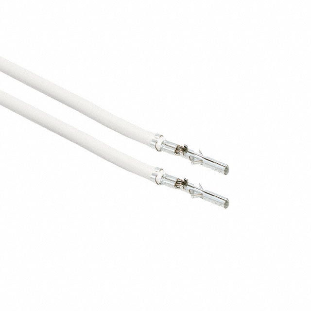 0039000038-08-W0-D by Molex - 8"" PRE-CRIMP A2040 WHITE
