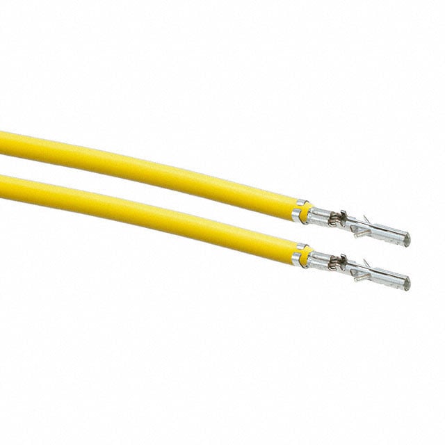 0039000038-08-Y4-D by Molex - 8"" PRE-CRIMP A2015 YELLOW