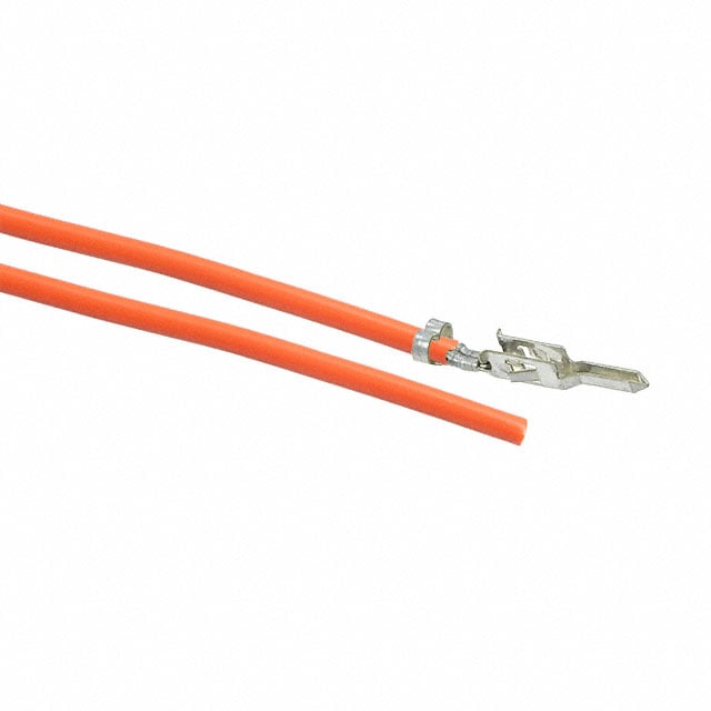 0039000040-06-A4 by Molex - 6"" PRE-CRIMP A2015 ORANGE