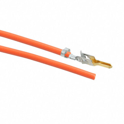 0039000219-06-A9 by Molex - 6"" PRE-CRIMP A2064 ORANGE