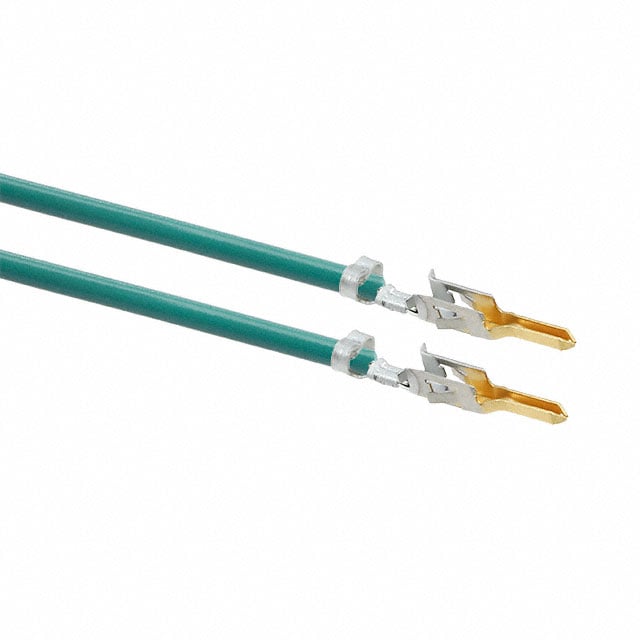 0039000219-08-G4-D by Molex - 8"" PRE-CRIMP A2015 GREEN