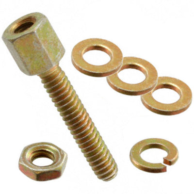 D2041839 by ITT Cannon, LLC - SCREW LOCK FEMALE PANEL MNT 4-40