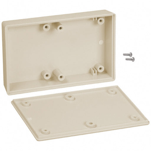 021,AL by Serpac - BOX ABS ALMOND 4.100""L X 2.600""W