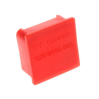 025-9000-000 by ITT Cannon, LLC - DUST CAP, NON-CONDUCTIVE (RED)