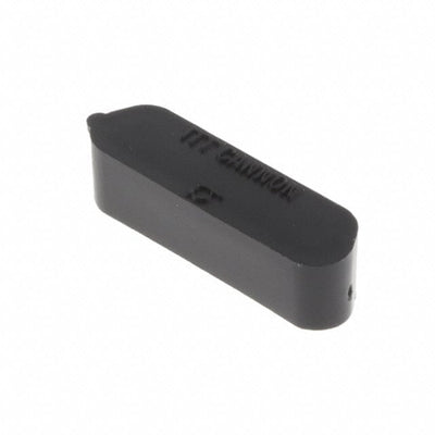 025-9530-004 by ITT Cannon, LLC - DUST CAP 25POS BLACK CONDUCTIVE