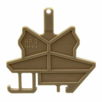 0258260000 by Weidmuller - CONNECTOR TERM BLK RETAIN PLATE BEIGE