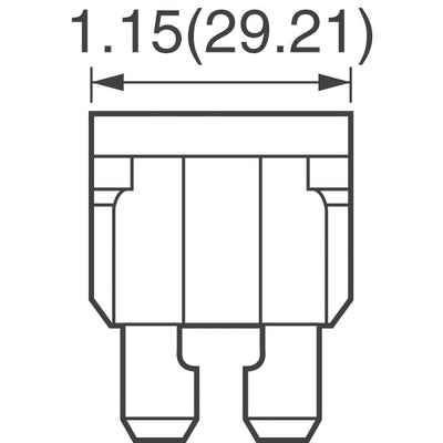0299025.ZXT by Littelfuse Inc. - FUSE AUTO 25A 32VDC BLADE MAX