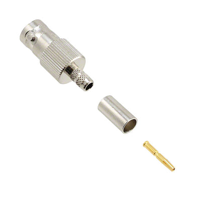 031-327-RFX by Amphenol RF - CONNECTOR BNC JACK STR 50 OHM CRIMP