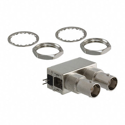 031-6590 by Amphenol RF - CONNECTOR BNC JACK R/A 50 OHM PCB