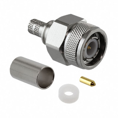 031-6825 by Amphenol RF - CONNECTOR TNC PLUG STR 50 OHM CRIMP
