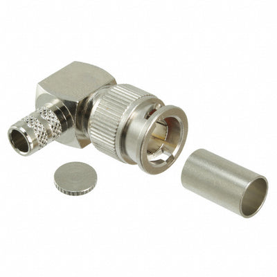 031-70338 by Amphenol RF - CONNECTOR MINI BNC PLG R/A 75 OHM