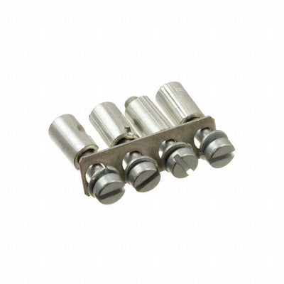 0337200000 by Weidmuller - JUMPER TERM BLK 4POS SCREW-IN