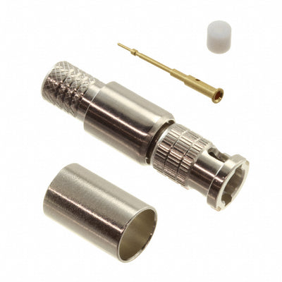 034-1130-12G by Amphenol RF - HD-BNC STRAIGHT CRIMP PLUG FOR B