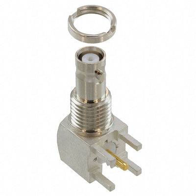 034-5024 by Amphenol RF - CONNECTOR HDBNC JACK R/A 50 OHM PCB