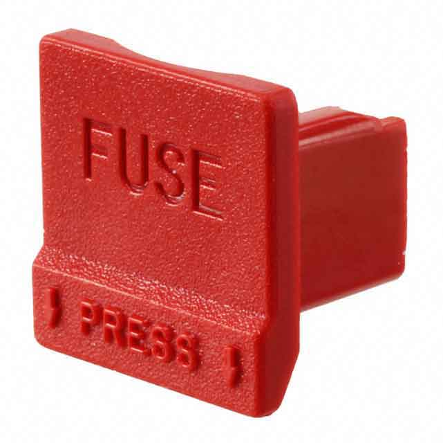 03480001Z by Littelfuse Inc. - FUSEHOLDER CAP RED FOR 348 SERIE