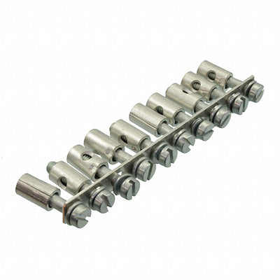 0368700000 by Weidmuller - JUMPER TERM BLK 10POS SCREW-IN