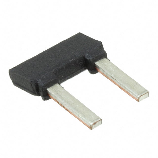 0380021730 by Molex - JUMPER TERM BLK 2POS FLAT PIN