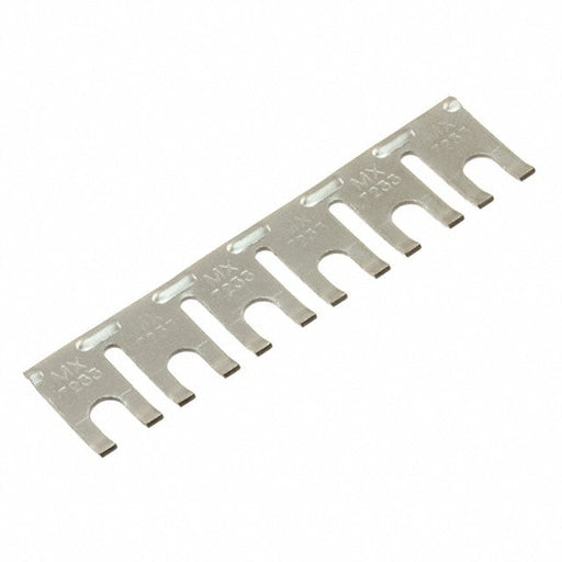 0387236506 by Molex - JUMPER BARRIER BLK 6POS SPADE