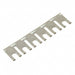 0387236506 by Molex - JUMPER BARRIER BLK 6POS SPADE