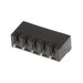 Black electronic component on a white background