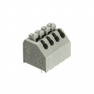 0397000704 by Molex - TERM BLOCK 4POS 45DEG 3.5MM PCB