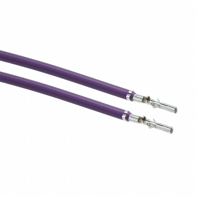 0430300001-02-V0-D by Molex - 2"" PRE-CRIMP A2040V VIOLET