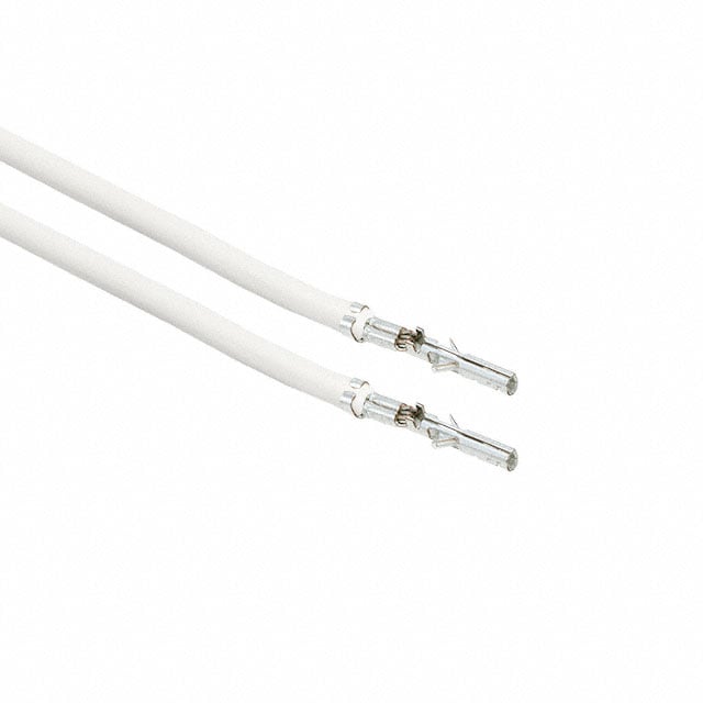 0430300001-08-W0-D by Molex - 8"" PRE-CRIMP A2040W WHITE