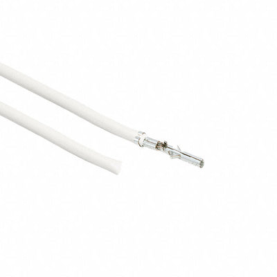 0430300001-04-W2 by Molex - 4"" PRE-CRIMP A2016W WHITE
