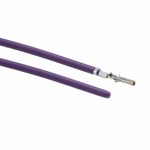 0430300003-04-V4 by Molex - 4"" PRE-CRIMP A2015V VIOLET