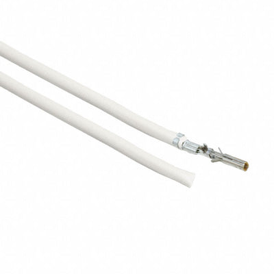 0430300003-10-W2 by Molex - 10"" PRE-CRIMP A2016W WHITE