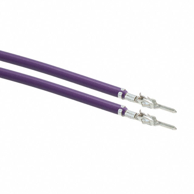 0430310001-04-V4-D by Molex - 4"" PRE-CRIMP A2015V VIOLET