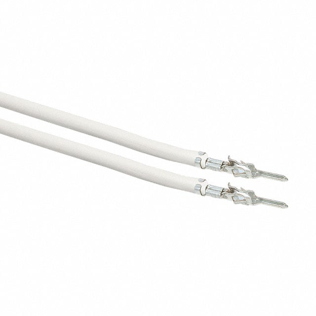 0430310001-11-W0-D by Molex - 11"" PRE-CRIMP A2040W WHITE
