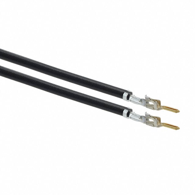 0430310002-03-B4-D by Molex - 3"" PRE-CRIMP A2015B BLACK