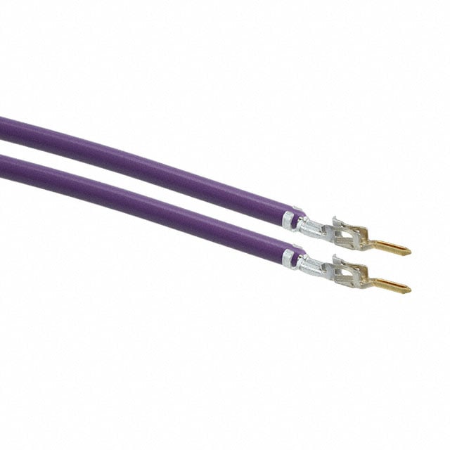 0430310002-04-V0-D by Molex - 4"" PRE-CRIMP A2040V VIOLET