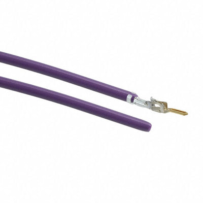 0430310002-05-V0 by Molex - 5"" PRE-CRIMP A2040V VIOLET