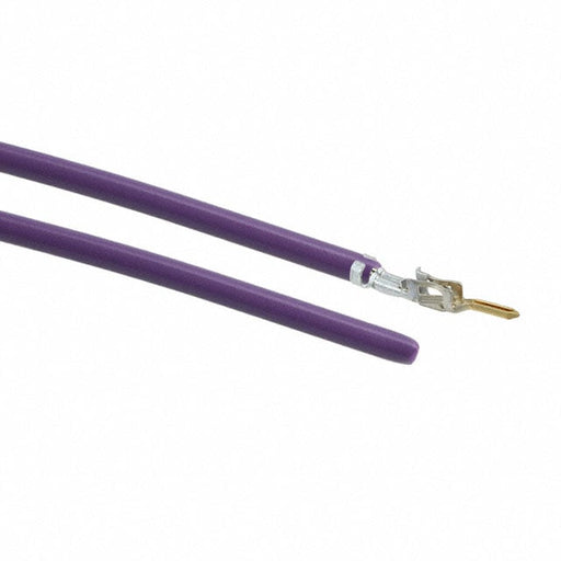 0430310002-08-V4 by Molex - 8"" PRE-CRIMP A2015V VIOLET