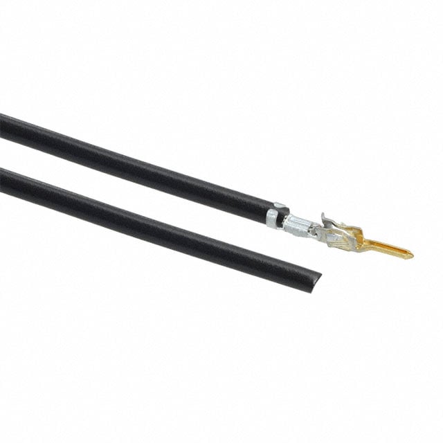 0430310003-04-B4 by Molex - 4"" PRE-CRIMP A2015B BLACK