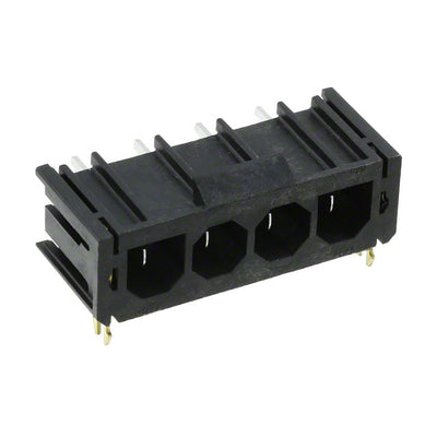 0431603104 by Molex - CONNECTOR HDR 4POS 7.50MM R/A SLDR