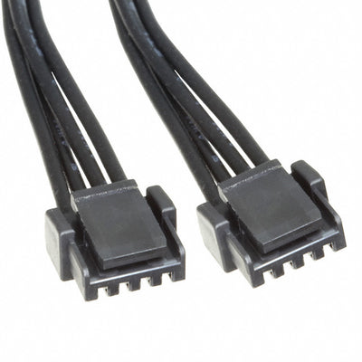 0451110402 by Molex - MICROLOCK PLUS CABLE BLACK 4-CKT