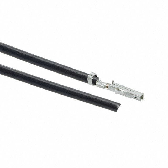0457501111-06-B9 by Molex - 6"" PRE-CRIMP A2064 BLACK
