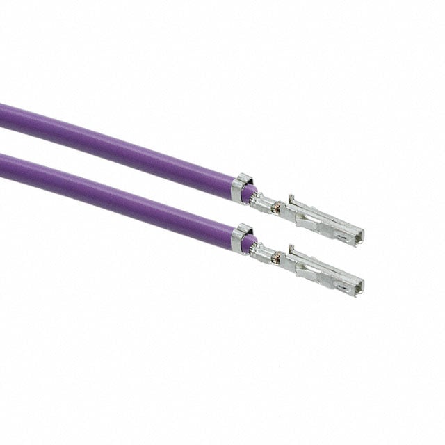 0457501111-02-V0-D by Molex - 2"" PRE-CRIMP A2040 VIOLET