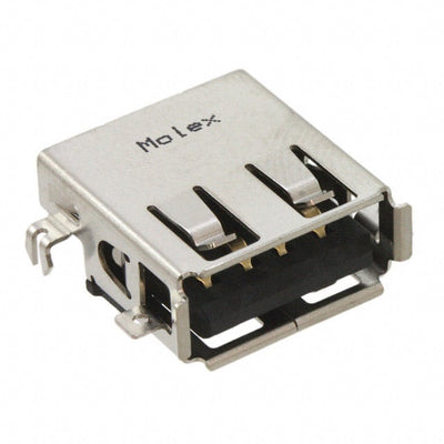 0482580002 by Molex - CONNECTOR RCP USB2.0 TYPEA 4POS TH RA