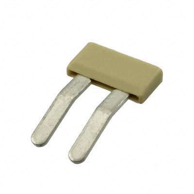 0482700000 by Weidmuller - JUMPER TERM BLK 2POS FLAT PIN
