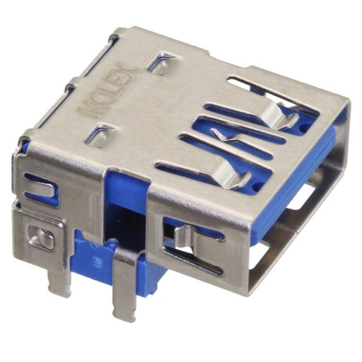 0483910003 by Molex - CONNECTOR RECPT USB3.0 TYPEA 9POS R/A