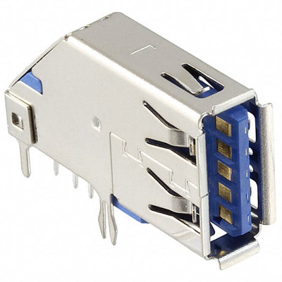 0484040003 by Molex - CONNECTOR RECPT USB3.0 TYPEA 9POS R/A