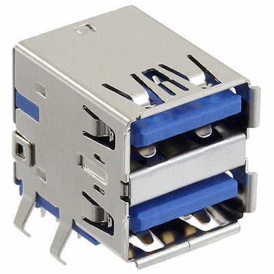 0484060003 by Molex - CONNECTOR RECPT USB3.0 TYPEA STACK R/A